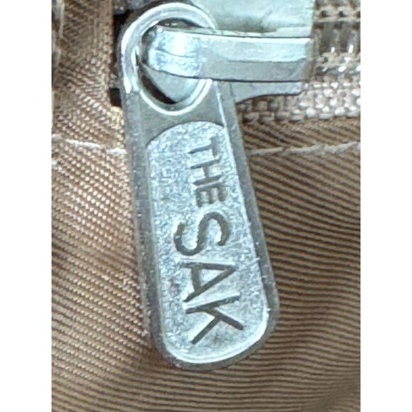 The Sak Crochet Shoulder Bag Purse Computer Tote - Picture 2 of 9